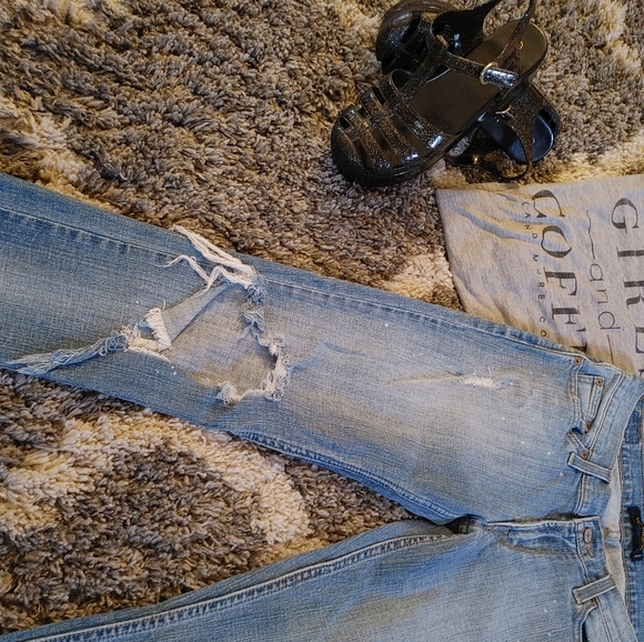 ⚡COPY - Levi's 524 too super low Size 9 medium - Picture 4 of 12